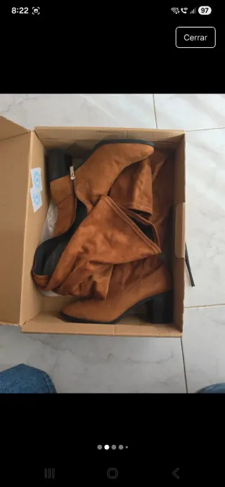 Botas mosquetero ante tacón