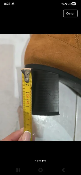 Botas mosquetero ante tacón