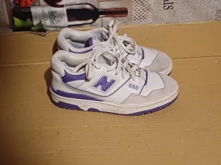 New Balance 550 Bianco Viola Tg 37.5
