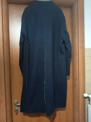 Cappotto blu 58% lana GXGVeste L/XL