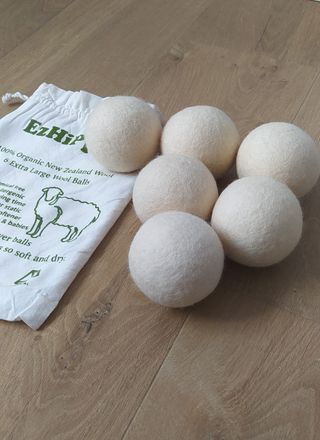 Pack 6 Bolas Secadora Lana Natural Orgánica