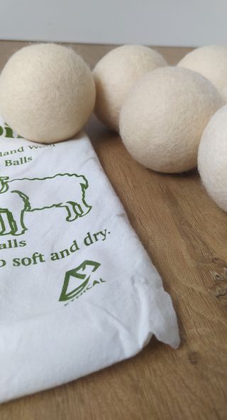 Pack 6 Bolas Secadora Lana Natural Orgánica