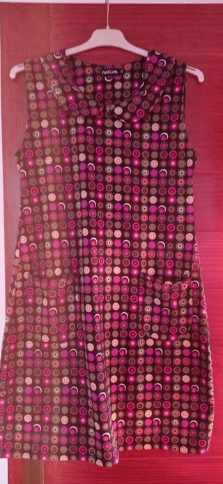 Vestido Vintage Natura sin mangas