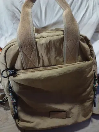 Mochila beige