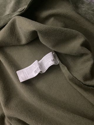 Camisa verde de pana