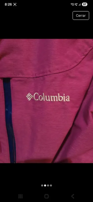 Chaqueta Columbia Nieve Talla M