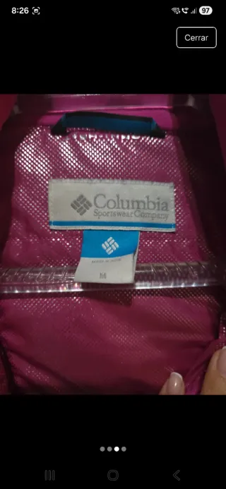 Chaqueta Columbia Nieve Talla M