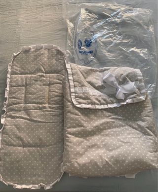 Vestidura carrito estrellas gris