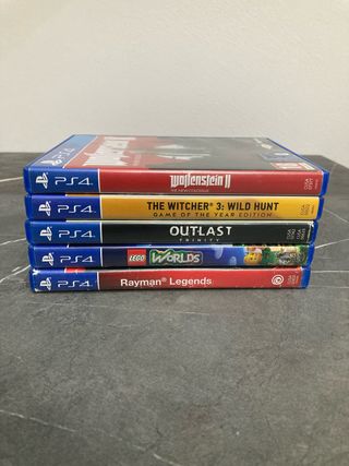 Lotto 5 giochi ps4 vario genere