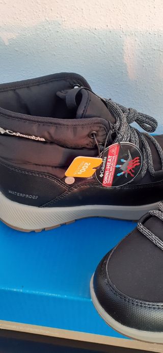 Botas Columbia  Talla 36 Negras/Gris