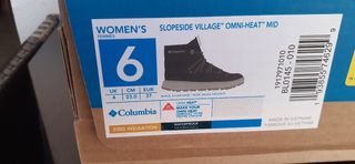 Botas Columbia  Talla 36 Negras/Gris