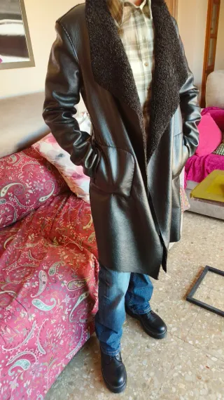 Chaqueta reversible negra