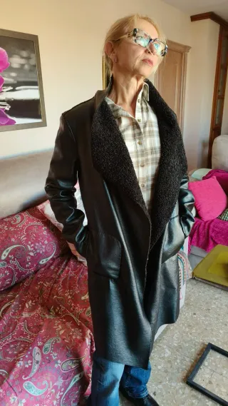 Chaqueta reversible negra