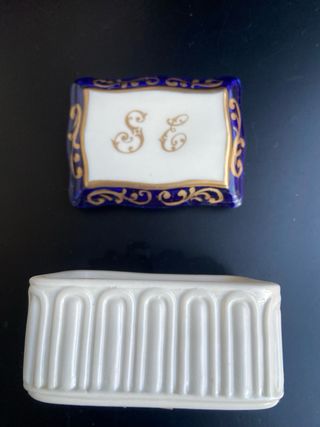 Lotto porcellane d'arte da collezione