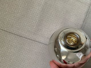 Adornos Navideños Bolas plateadas