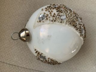 Adornos Navideños Bolas plateadas