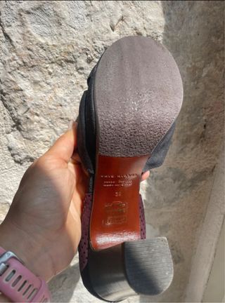 Sandali Chie Mihara neri e viola