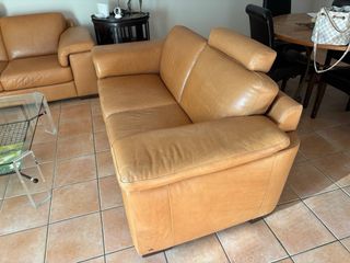 Sofás de Piel Natuzzi Marrones (2)