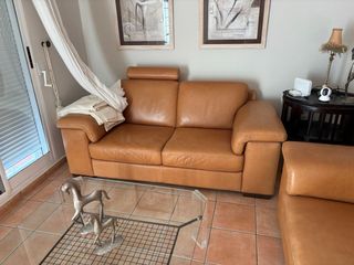Sofás de Piel Natuzzi Marrones (2)