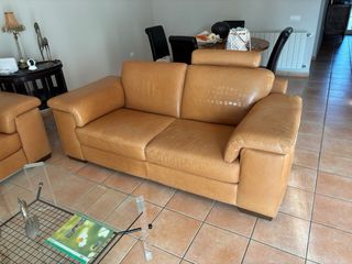 Sofás de Piel Natuzzi Marrones (2)