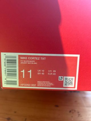 Nike Cortez txt grigie/bianche taglia 45