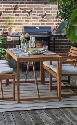 Mesa de jardín IKEA NÄMMARÖ Madera