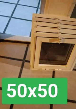 Ventana aluminio 50x50