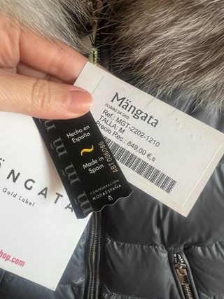 Abrigo de plumas Mangata