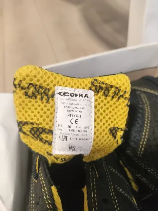 Zapato seguridad Cofra Talla 40