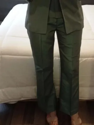 Traje Mango satinado fiesta talla 36