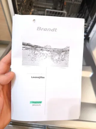 Lavavajillas Brandt DFH13217W Blanco