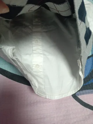 Conjunto Camisa y Chaleco 9/12 Meses nuevo