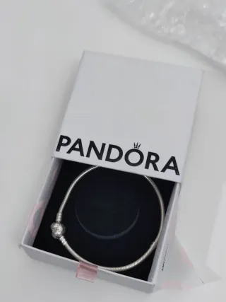 Pulsera Pandora Reflexiones Corazón Plata