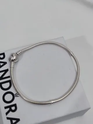 Pulsera Pandora Reflexiones Corazón Plata
