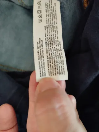 Pantalón vaquero premamá azul