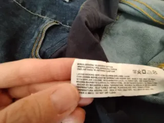 Pantalón vaquero premamá azul