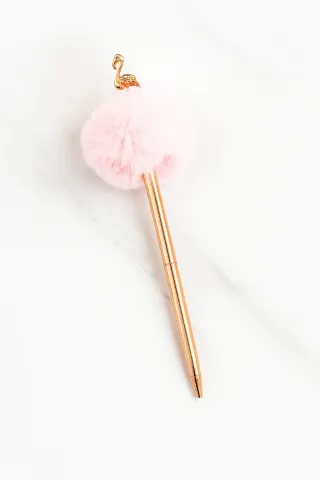 Bolígrafo Ale-Hop Rosa Flamenco Dorado