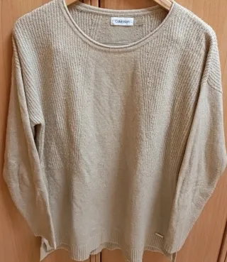Suéter Calvin Klein Beige Talla M
