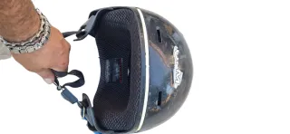 Casco scooter nero