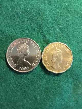 2 Monedas de Jersey