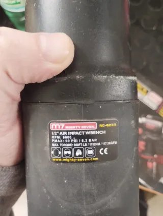 Pistola de Impacto Neumática M7 1/2 Drive