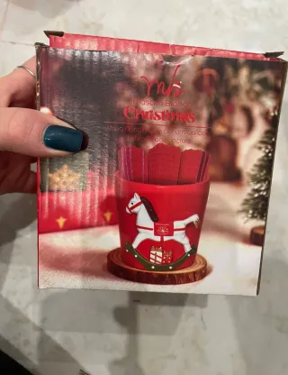 Vaso decorativo con cavallino a dondolo