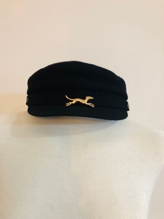 Gorra tipo marinero negra