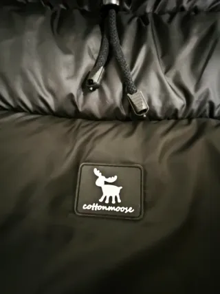 Saco de silla de paseo negro Cotton moose