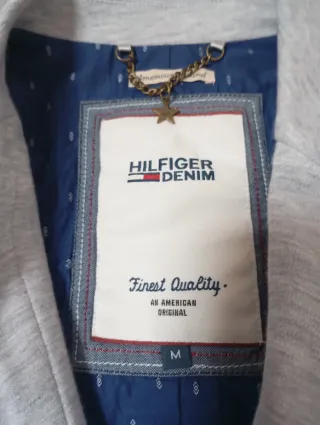 Chaqueta Tommy Hilfiger Gris Talla Chica