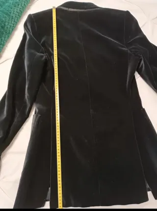 Blazer Terciopelo Cortefiel azul marino