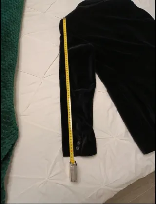 Blazer Terciopelo Cortefiel azul marino