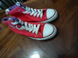 Zapatillas Mustang Rojas Talla 40