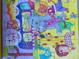 Puzzle Djeco 16 piezas +3 años Muy buen estado