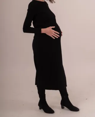 Vestido premamá negro